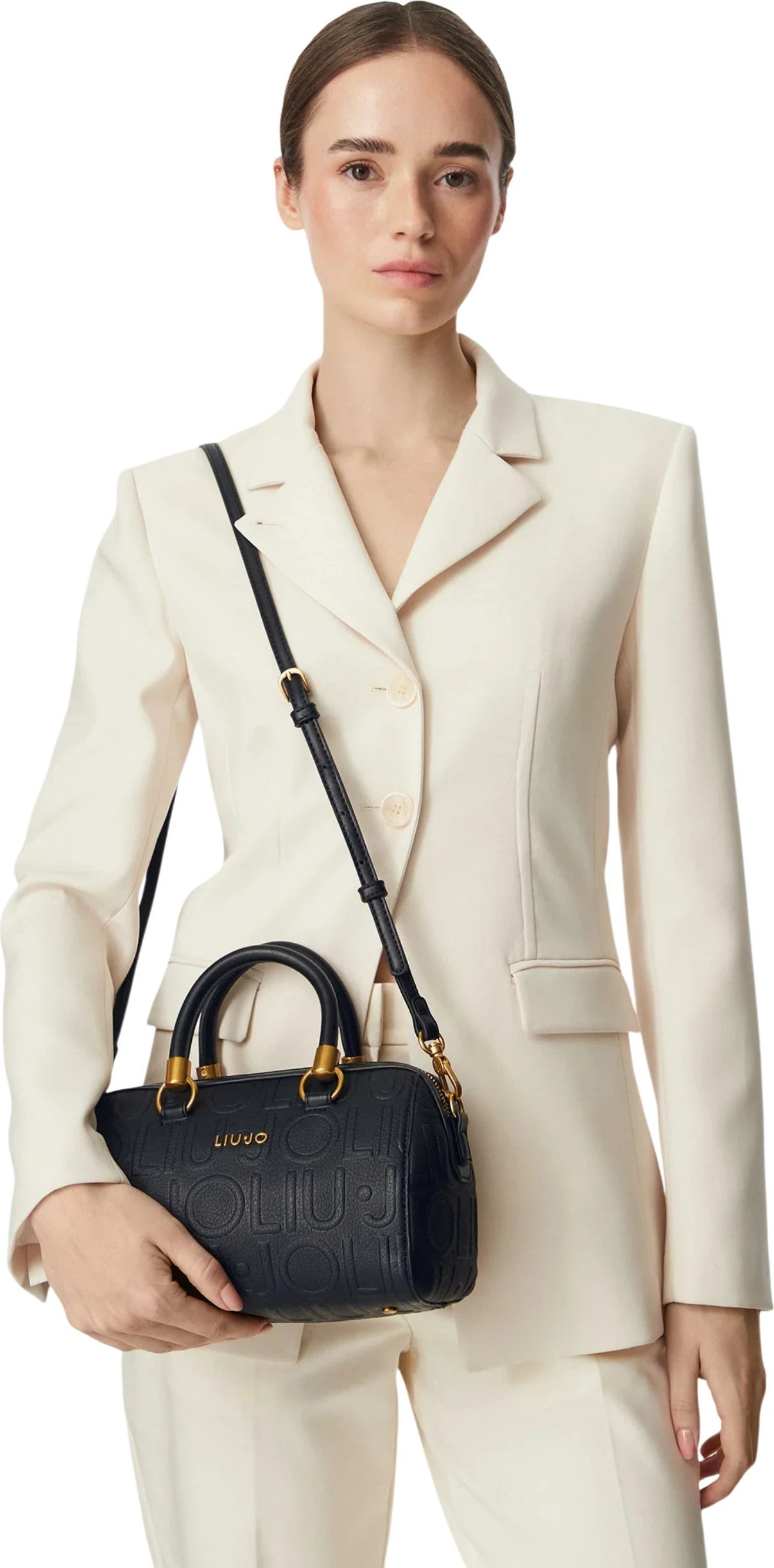 Çantë dore Liu Jo Boston Bag AF6160 E1139, e zezë
