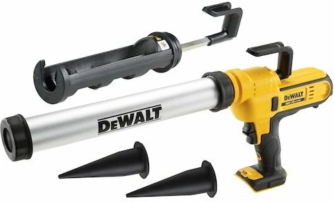 Pistoletë silikoni me bateri Dewalt DCE581N 18V 300-600 ml, verdhë/zezë