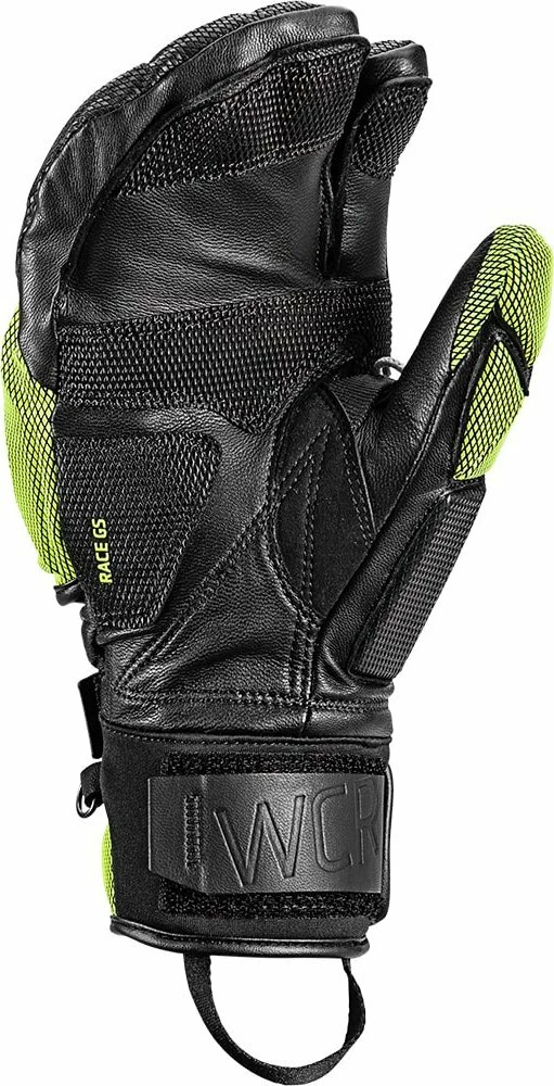 Doreza skijimi Leki WCR Venom GS 3D Lobster, madhësia 10.5, zezë/jeshile