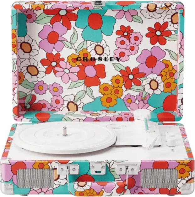 Crosley Gramofon+Bluetooth Cruiser Plus Groovy Floral Cr8005F-Gf4