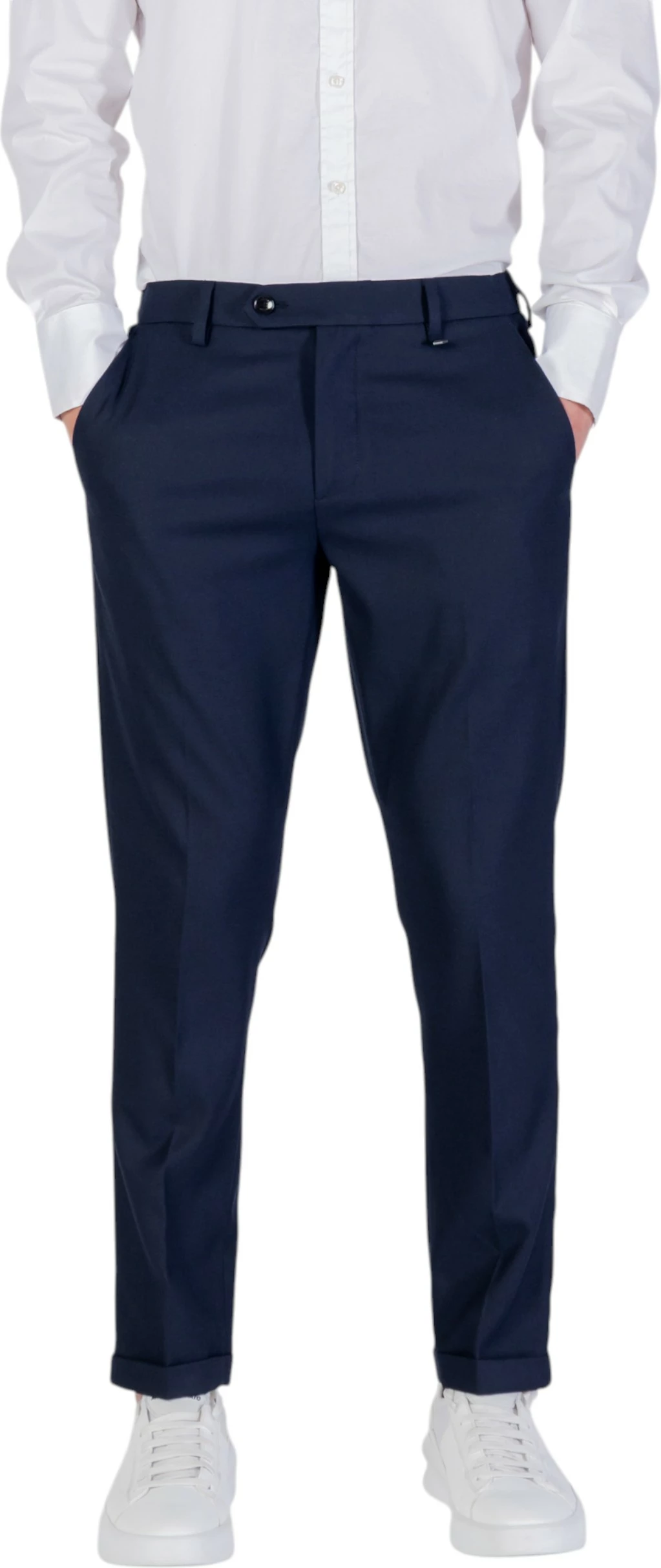 Pantallona për meshkuj Antony Morato RAD Slim Ankle Length Fit MMTR00768-FA600285, blu navy