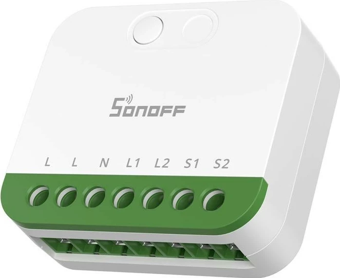 Switch Sonoff MINI-2GS, smart, Matter, i bardhë