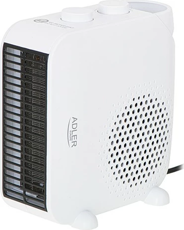 Ngrohës me ventilator, Adler AD 7725w, 2000 W, 2 nivele, termostat, i bardhë