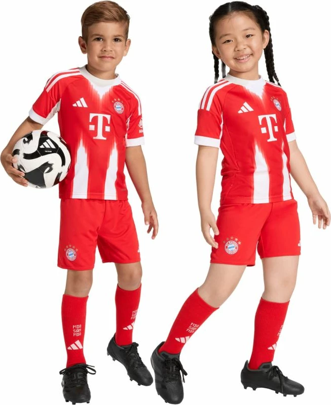 Set sportiv për fëmijë adidas FC Bayern, i kuq [Madhësia: 92 cm]