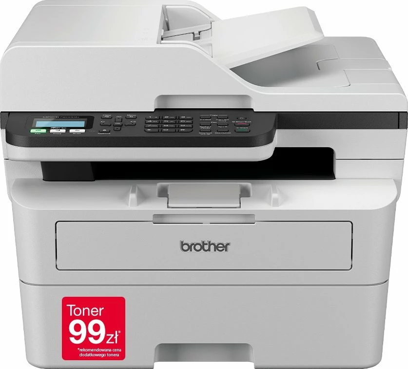 Printer multifunksional laser Brother MFC-B7800DN (MFCB7800DNYJ1) A4, mono, duplex, ADF, Ethernet/USB, 256 MB, e bardhë