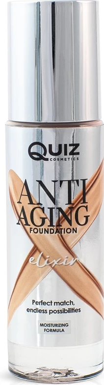 Fondatinë për femra Quiz Cosmetics Anti Aging Foundation Moisturizing me Vitaminë E Ivory 30ml