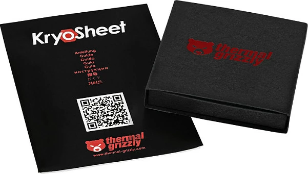 Pad termik Thermal Grizzly KryoSheet 24 x 12 mm, anthracit
