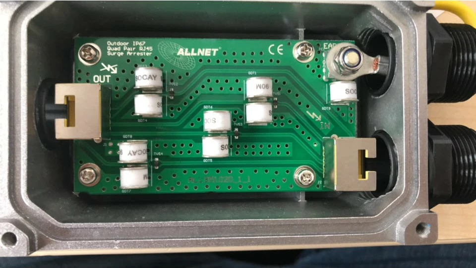 Mbrojtës mbitensioni ALLNET TP Cat 6 ALL95102O IP66 Outdoor