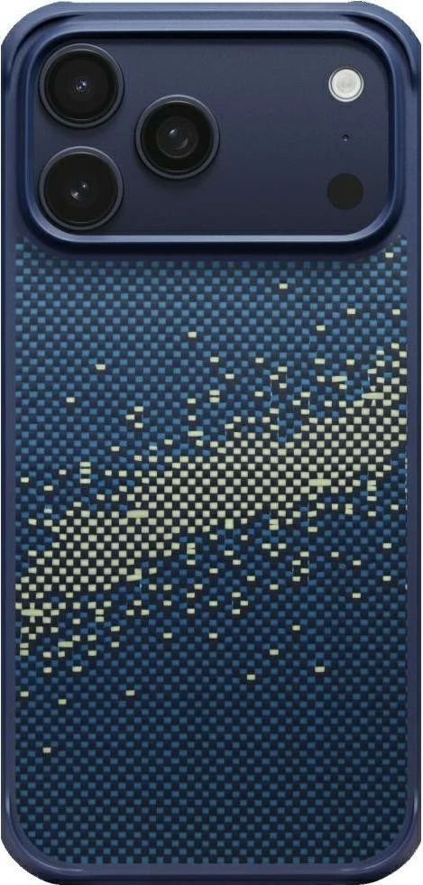 Mbështjellës Pitaka ProGuard për Apple iPhone 17 Pro, Aramid + TPU, MagSafe, Blu/Verdhë 5