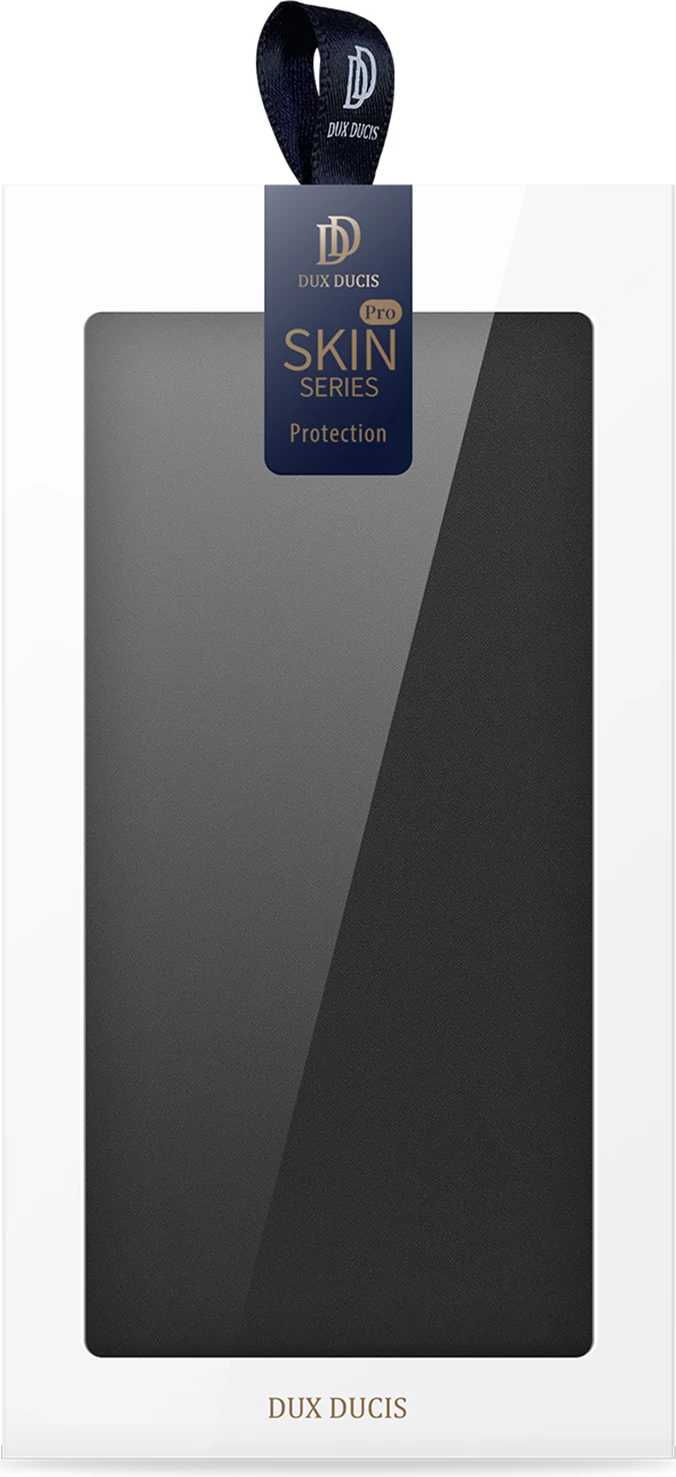 Mbështjellës Dux Ducis Skin Pro për Xiaomi Redmi A1+, me kapak, xhep kartelash dhe stand, e zezë