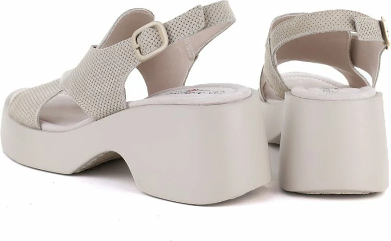 Sandale platforme për femra S.Barski 7005, bezhë