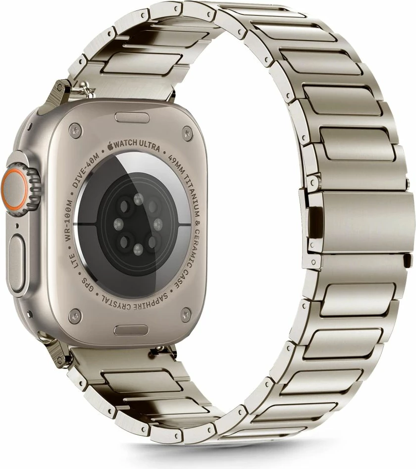 Byzylyk çeliku për Apple Watch Tech-Protect, 44/45/46/49mm, Titanic
