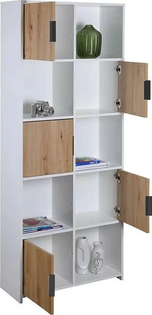 Raft për libra Deniro, i bardhë