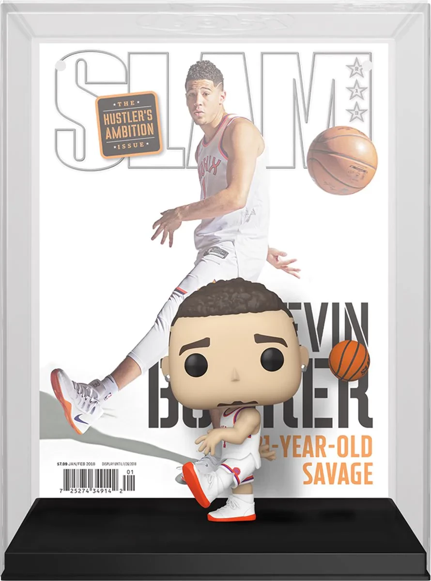 Figurinë koleksionuese Funko Pop! NBA Cover: Slam Devin Booker #17, vinyl