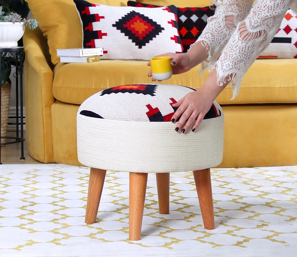 Puf bohemian, shumëngjyrësh, Atelier del Sofa, Farm