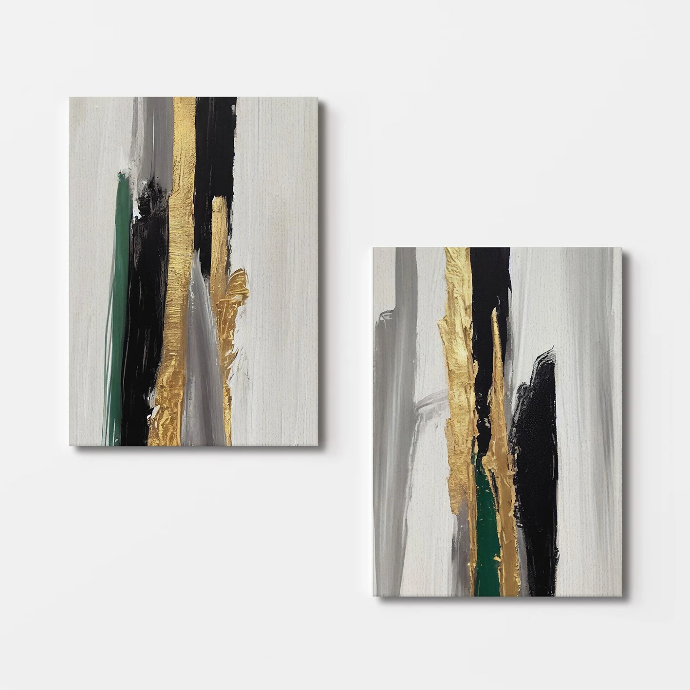 Pikturë dekorative në kanavacë (2 copë), Wallity, 2KNV4345, 50x70cm