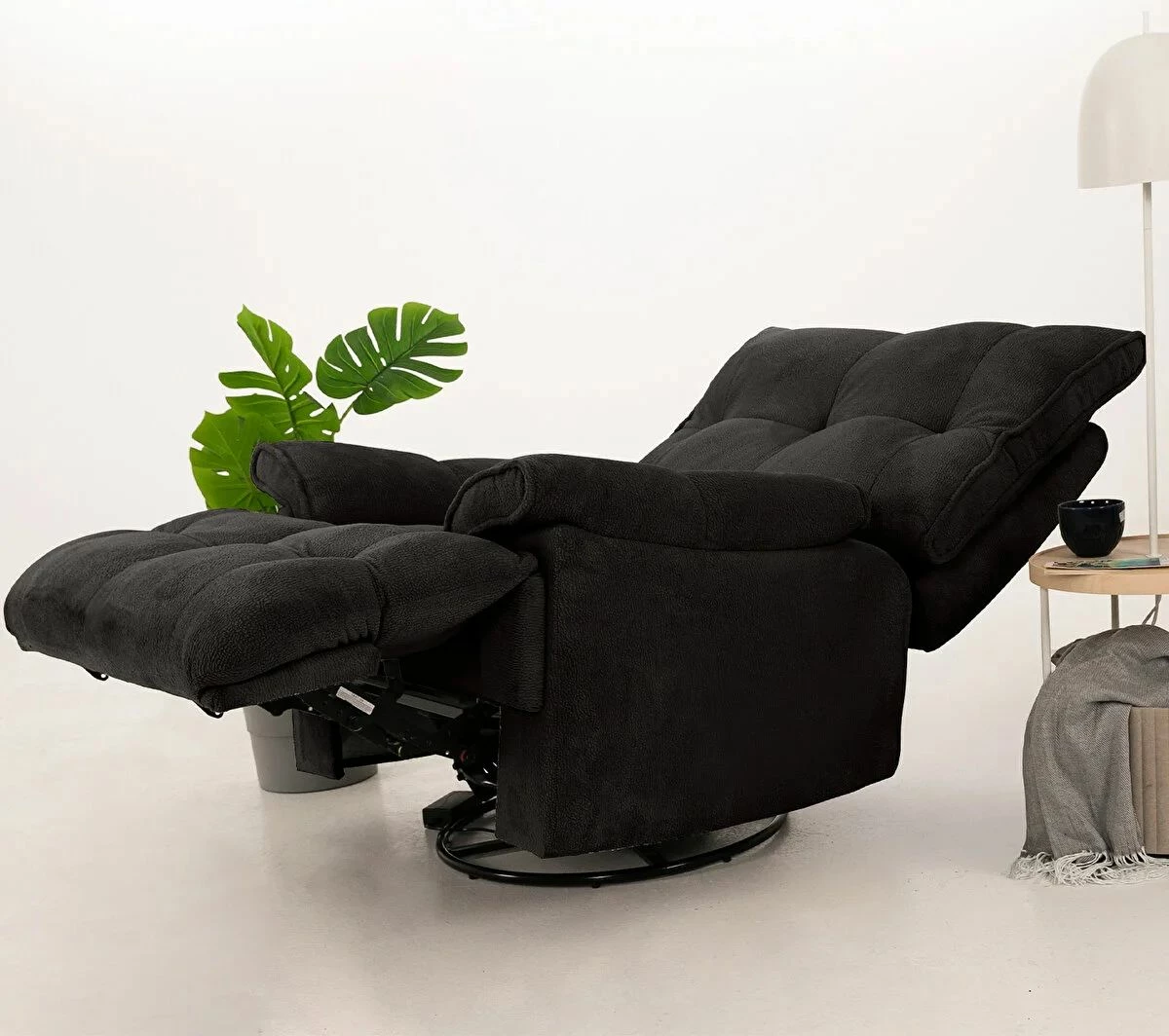 Karrige relaksuese elektrike, ngjyrë e zezë, Atelier del Sofa
