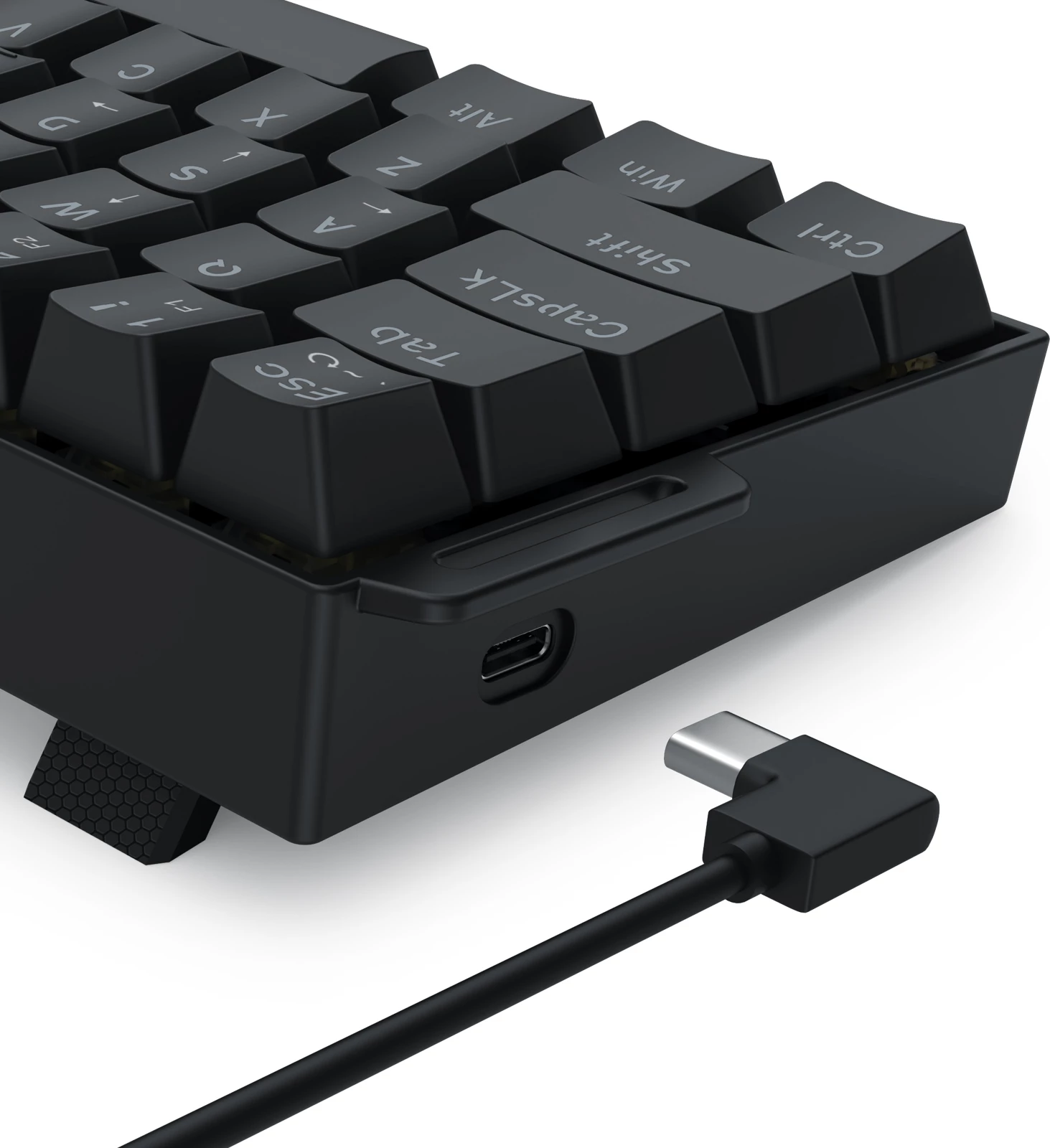 Tastierë gaming me kabllo Redragon Fizz Magnetic Plus K617RGB-MP, Hall Effect, 60% (61 taste), 8000Hz, RGB, USB-C e heqshme, e zezë