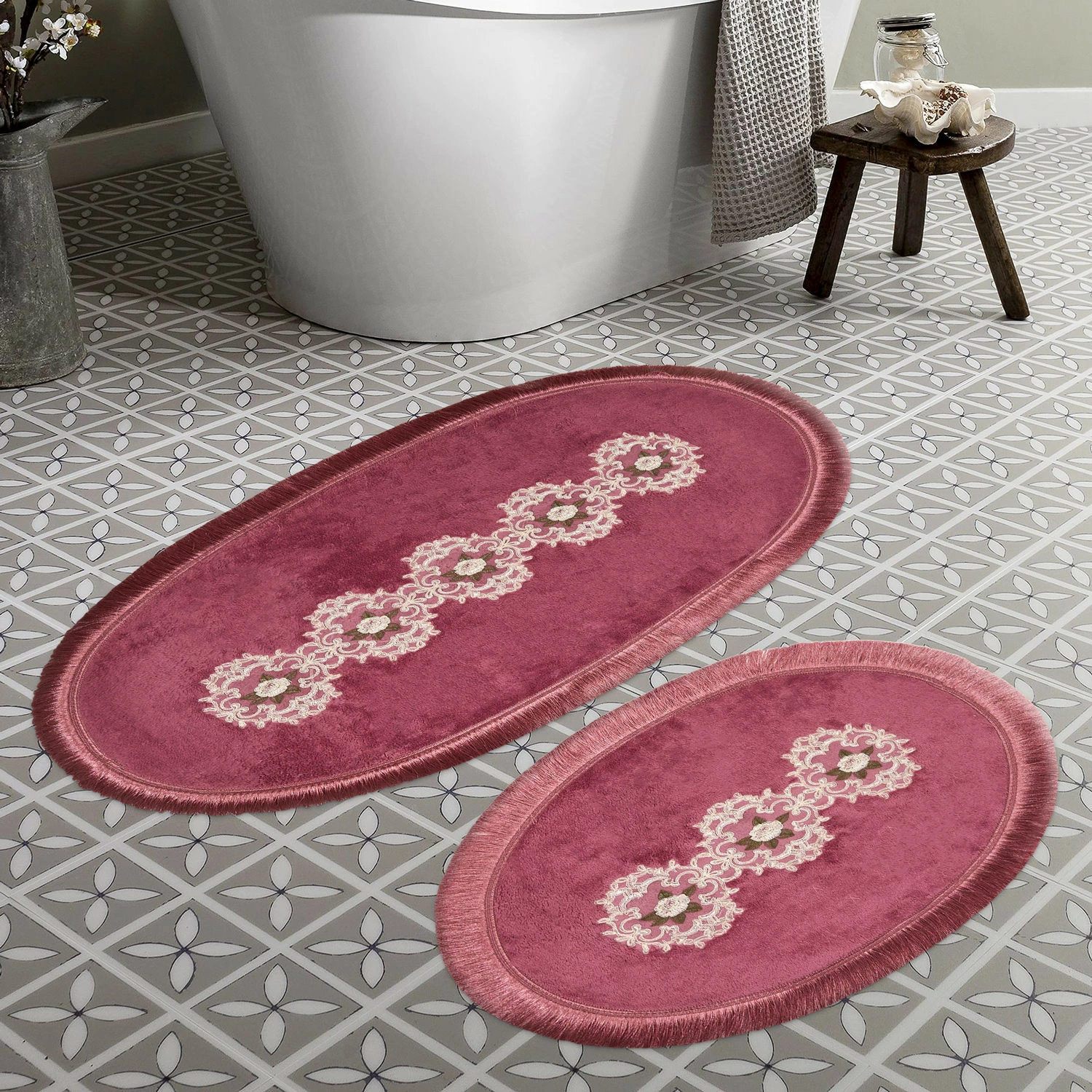 Set tapetash për banjo, 2 copë, fuchsia, Mijölnir, Aln_E4_806