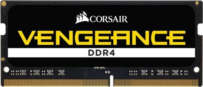 RAM Memorje SODIMM DDR4, Corsair Vengeance CMSX16GX4M1A2666C18, 16GB 2666MHz CL18, 1x16GB, e zezë