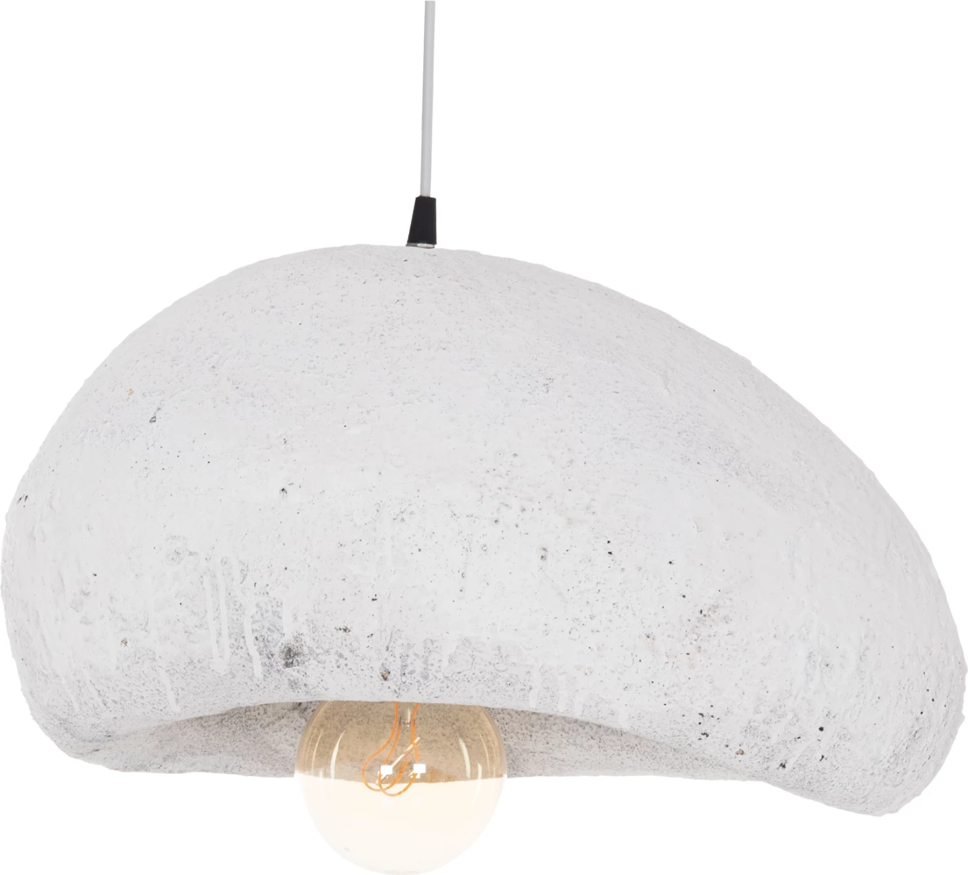 Llambë tavani varëse, pamje guri, STONER (L), e bardhë, FH4419.02, 73x55x40cm