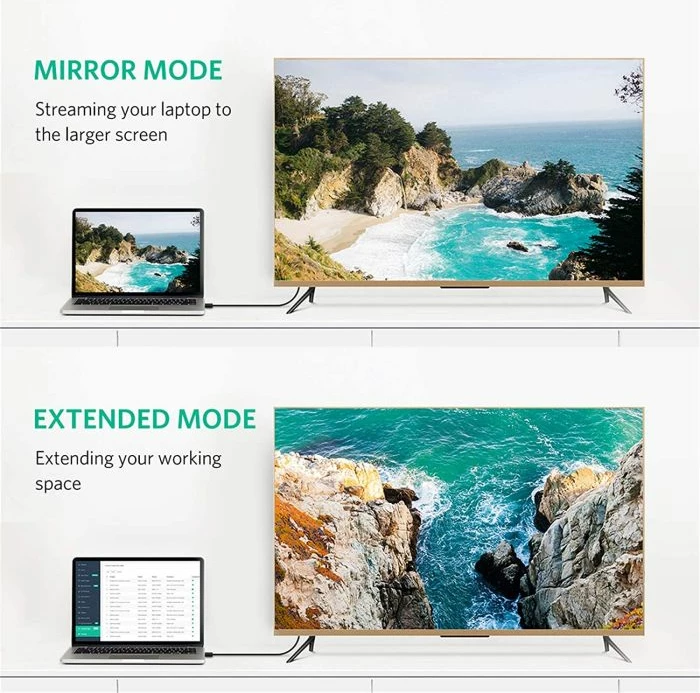 Kabllo DisplayPort UGREEN 10213 5m 4K@60Hz e zezë, me kuti