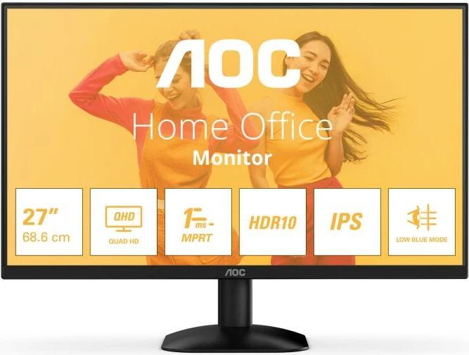 Monitor AOC Q27B35E 27″ QHD 1 ms MPRT HDR10 IPS, zi