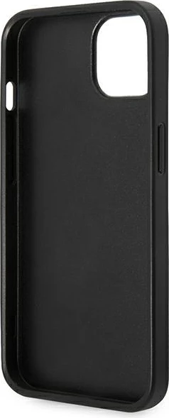 Mbështjellës Karl Lagerfeld KLHCP14MSAPCHG për iPhone 14 Plus 6.7", Saffiano Choupette Head Patch, argjendtë