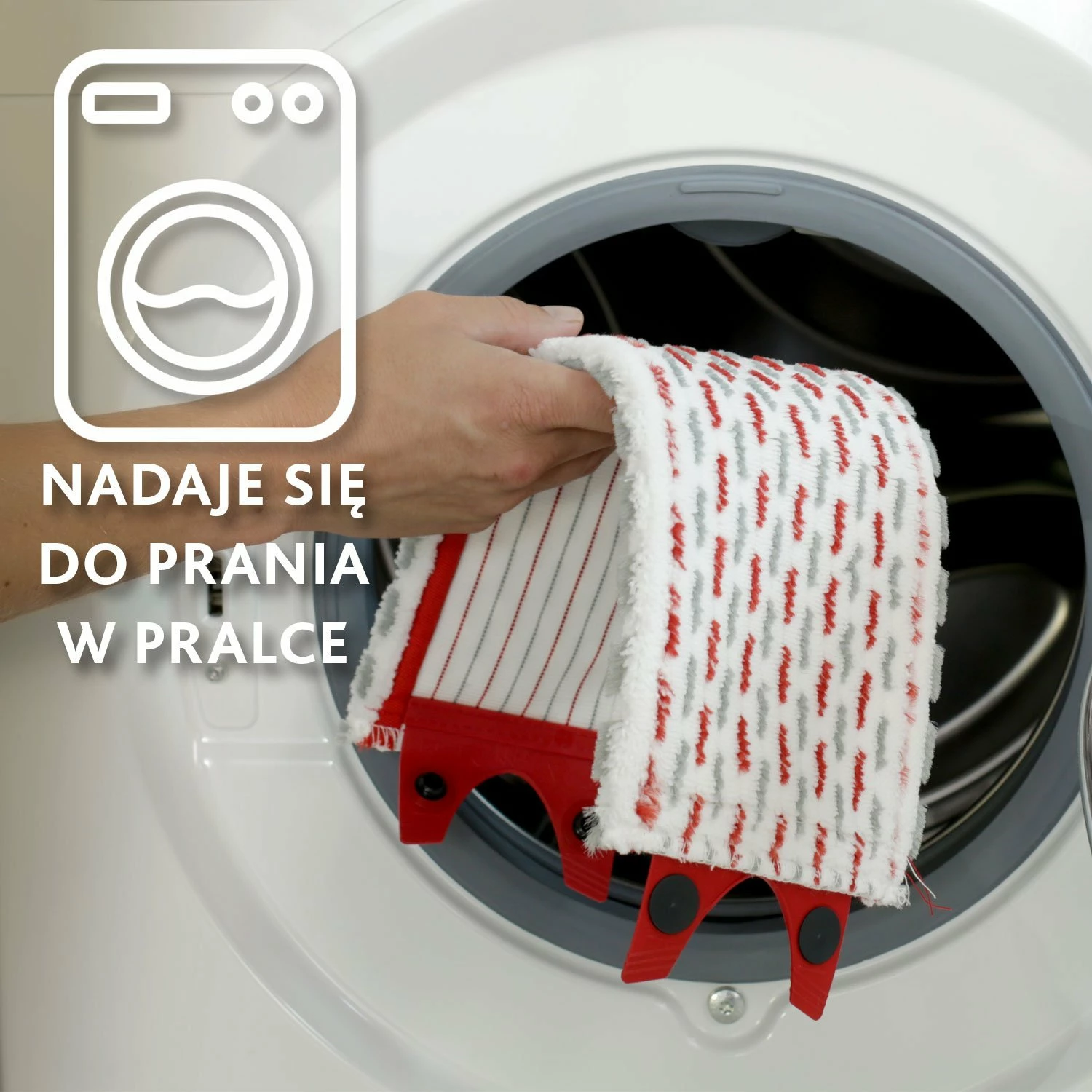 Insert për mop Vileda Ultramax 167720, mikrofi bër 2n1, 35 x 14 cm, e bardhë, 2 copë