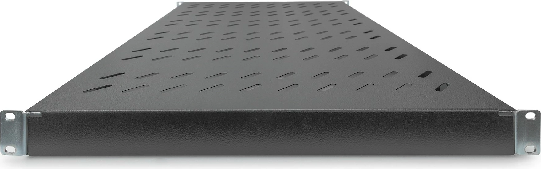 Raft kabineti Digitus 1U 44x482x700-1180mm, deri 50kg, zi