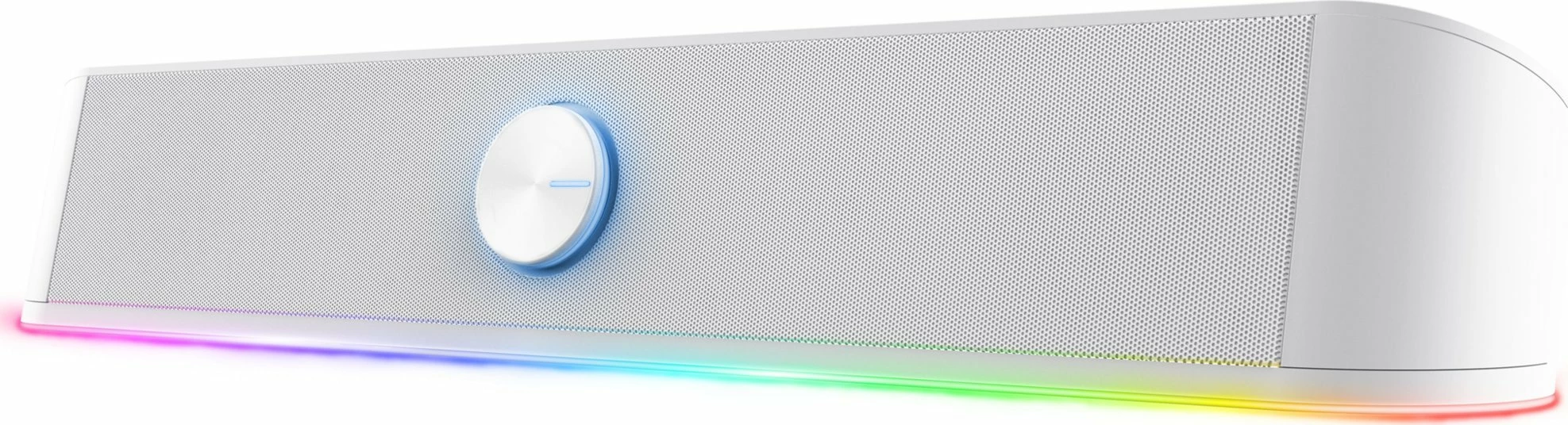 Soundbar Trust GXT 619W Thorne 12W max 2.0 RGB LED USB + 3.5mm e bardhë