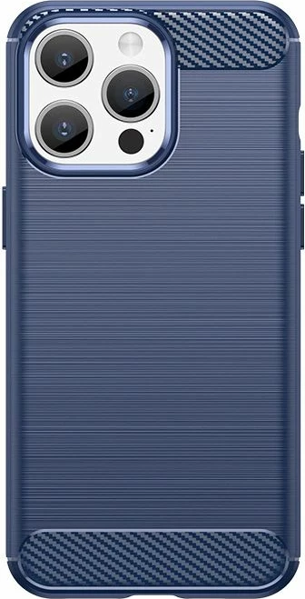 Mbrojtëse telefoni Hurtel Carbon Case për iPhone 15 Pro Max, kaltër