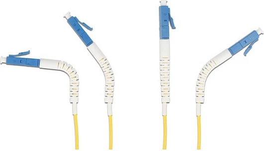 Kabllo fibër optike DeLOCK LC Duplex në LC Duplex, singlemode OS2, 3 m, me konektorë të këndueshëm, e verdhë