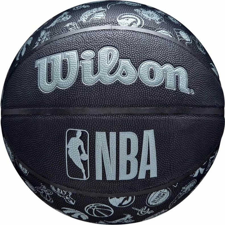 Top Basketbolli Wilson për meshkuj dhe femra, ngjyrë e zezë [Madhësia: 7]