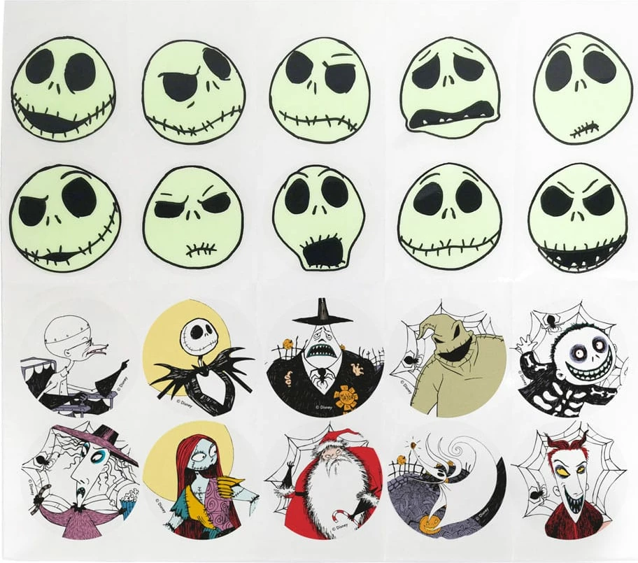 Drita dekorative me varg Paladone The Nightmare Before Christmas 1.3 m, 10 drita, 20 stikera