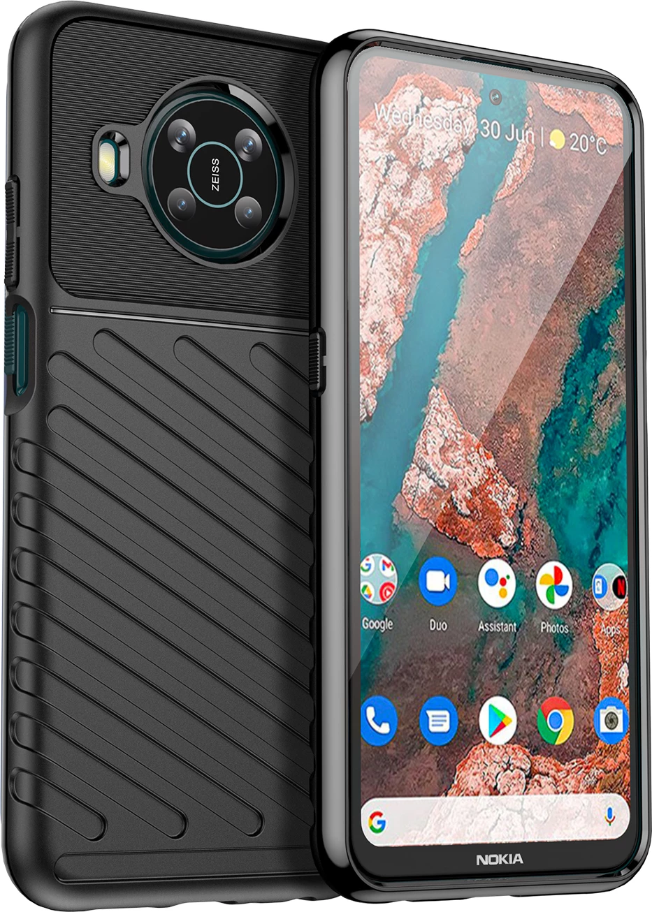 Mbështjellës Hurtel Thunder Case për Nokia X100, i zi