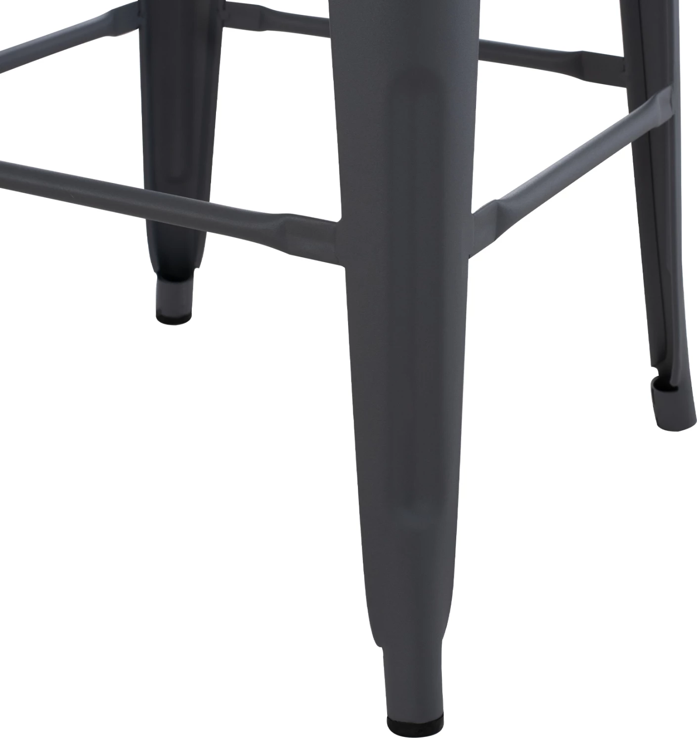 Karrige për bar MELITA-PRO FH8642.50 metalike, ngjyrë gri, 43x43x78H cm