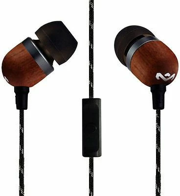 Kufje in-ear House Of Marley Smile Jamaica EM-JE041-SB me mikrofon, 3.5mm, kabllo 1.35m, Kafe