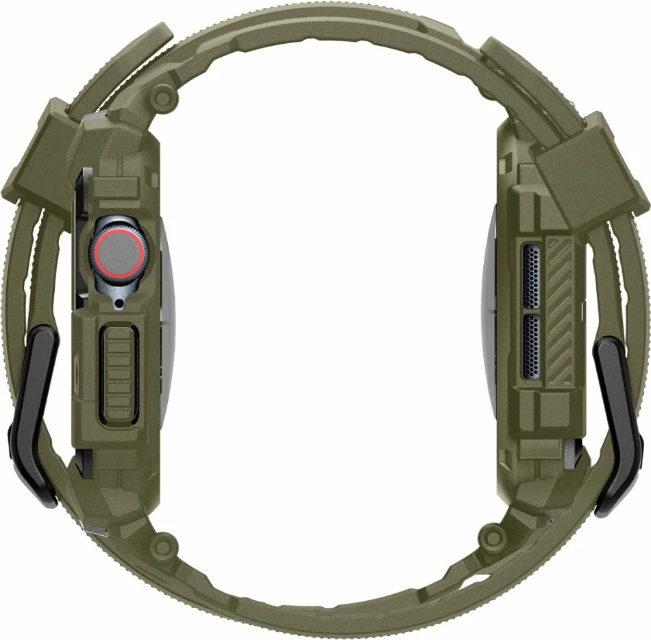 Rrip Spigen Rugged Armor Pro për Apple Watch 10, 46MM, i gjelbër