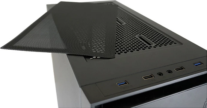 Kasë LC-Power 2016MB, Micro Tower, micro ATX/Mini-ITX, e zezë