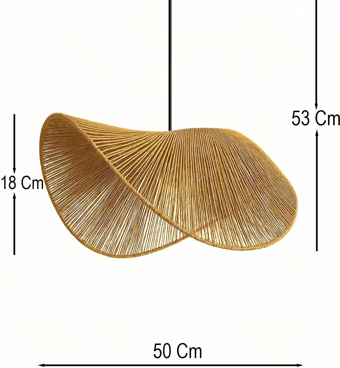 Llambë tavani Opviq, ngjyrë mustard, BK075