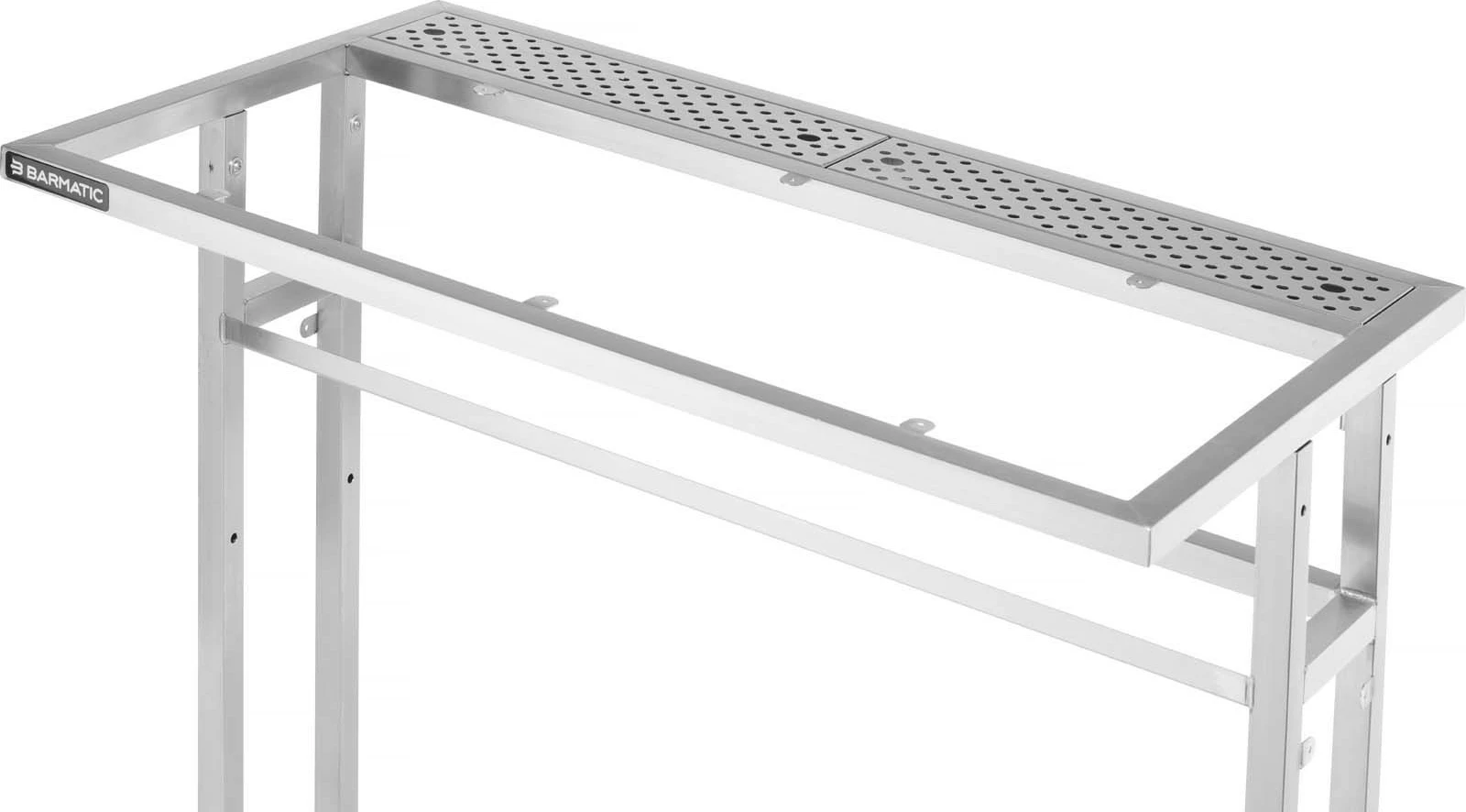 Panel muror për bar, Barmatic Oxygen, 1000x200/600xH1100 mm, çelik inox, argjendtë