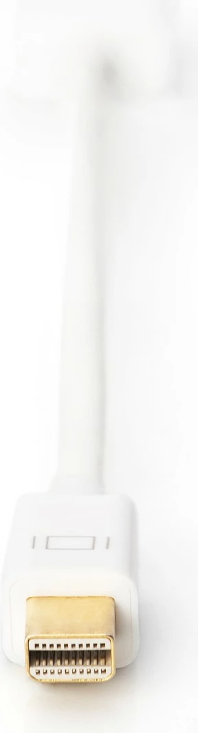 Adapter kabllo Digitus Mini DisplayPort në HDMI, 0.15m, i bardhë