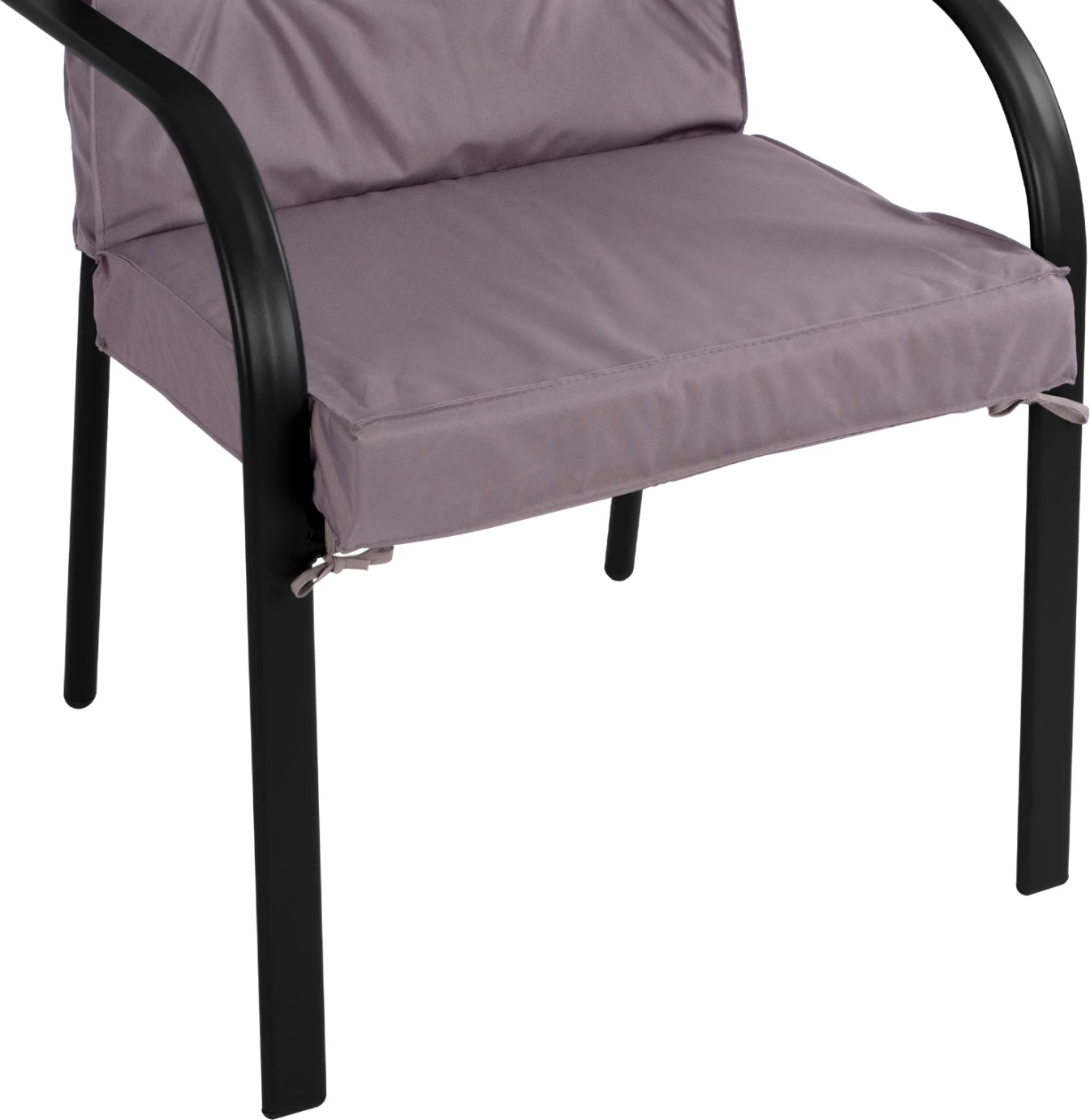 Karrige metalike Endika FH5680.01 ngjyrë gri me jastëk 60x71x105 cm