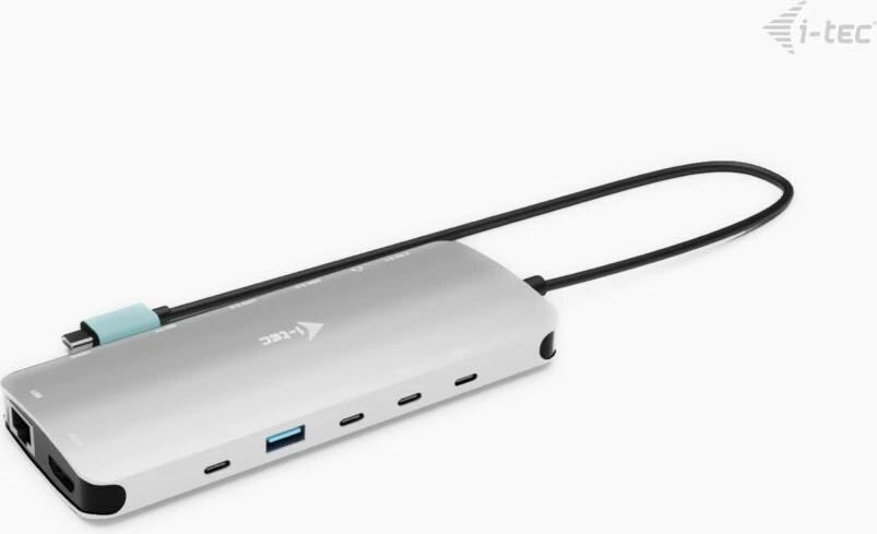 Docking station I-Tec USB-C Metal Nano, 3x display, 2x HDMI, 1x USB-C video, LAN, audio, gri