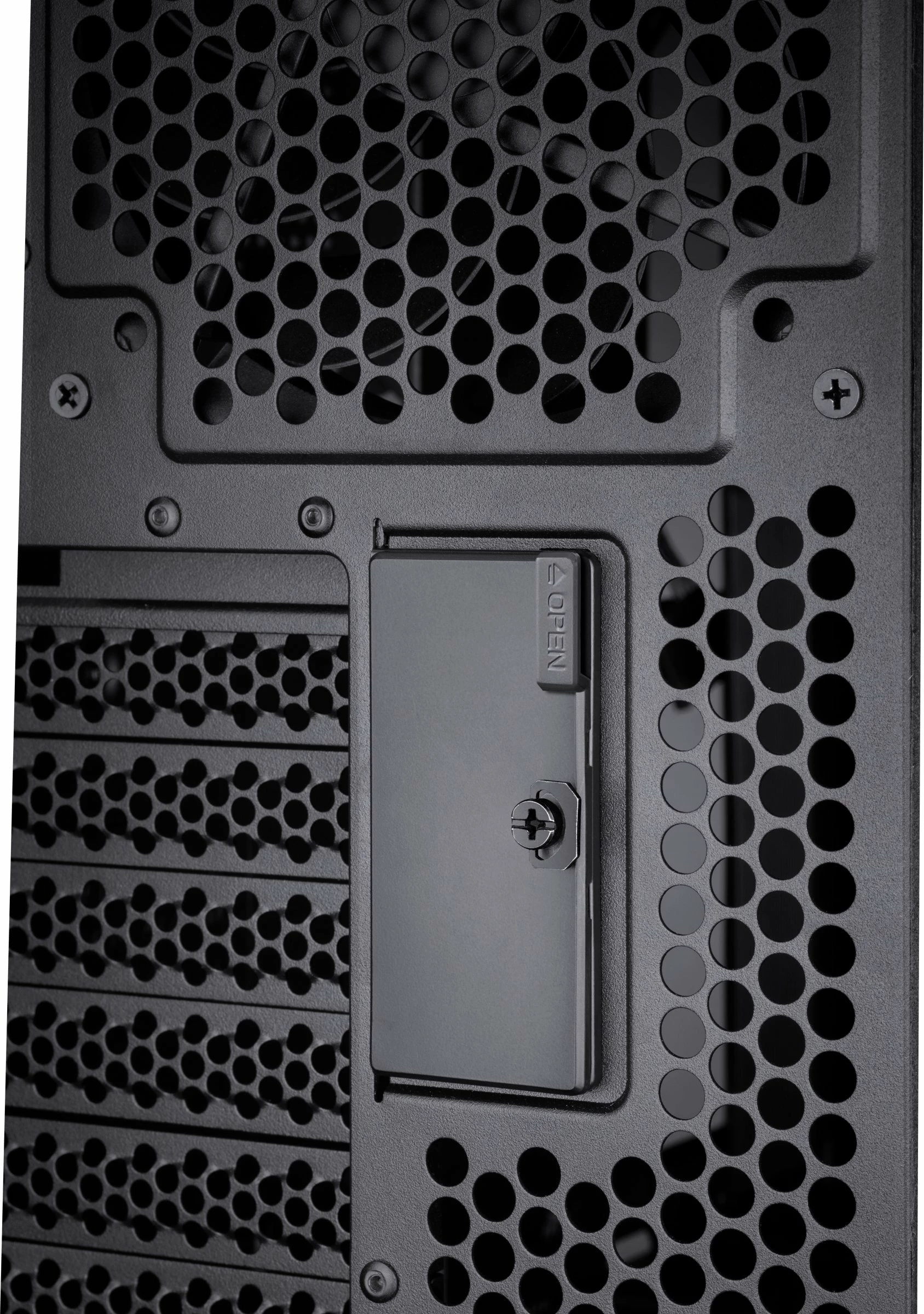 Kasë Asus ProArt PA602 (90DC00J0-B09000) midi tower ATX/eATX me 2x200mm + 1x140mm fan, USB Type-C, e zezë