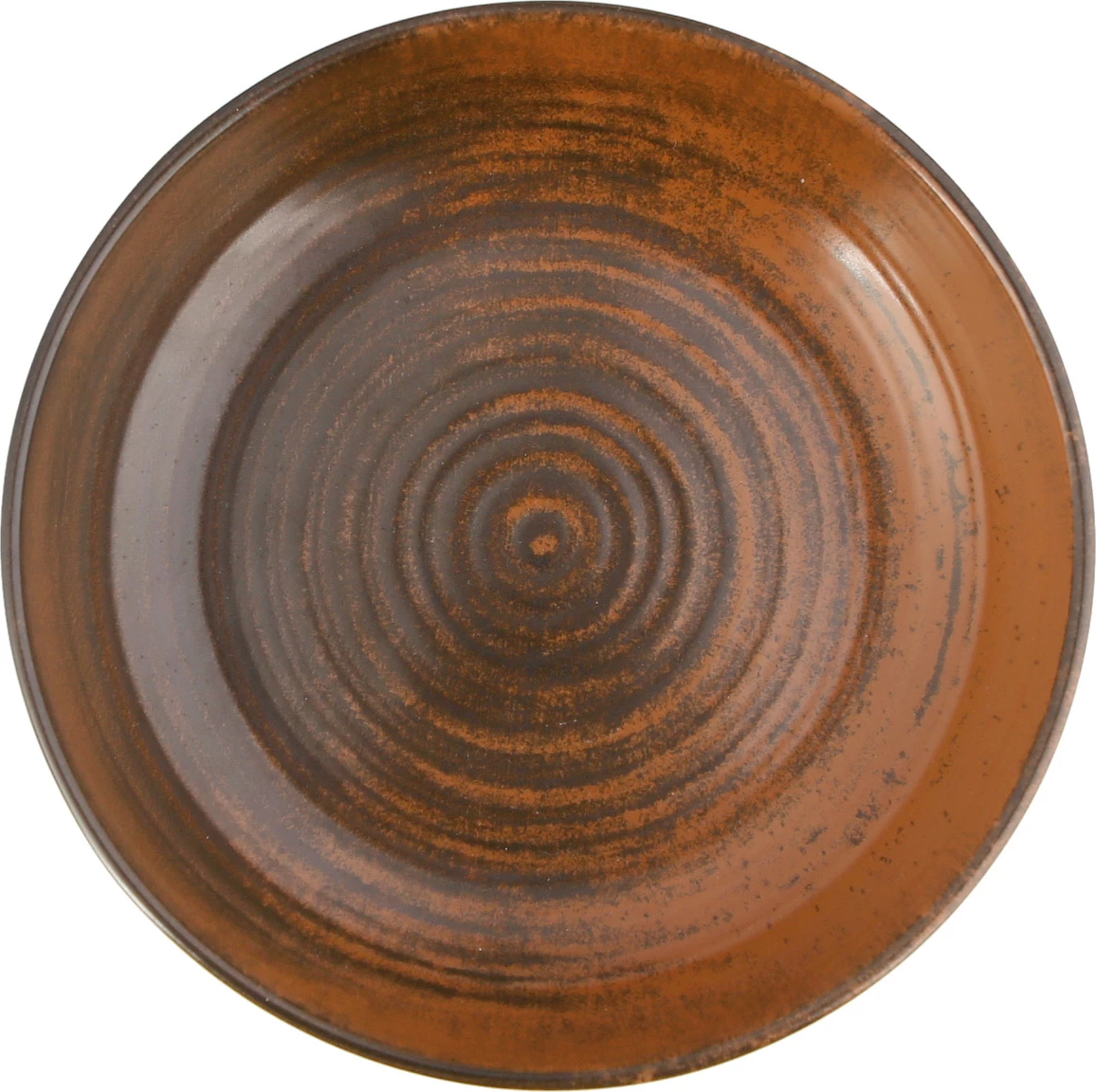 Pjatë coupe Porland Lykke Ø220 mm, kafe, set 6 copë