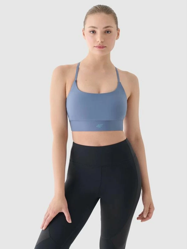 Maicë sportive për femra 4F, e zezë