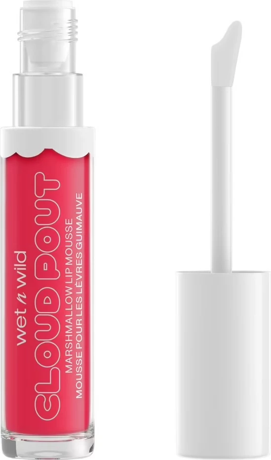 Buzëkuq liquid Wet n Wild Cloud Pout Marshmallow Lip Mousse Matte për femra Fluff You 3ml