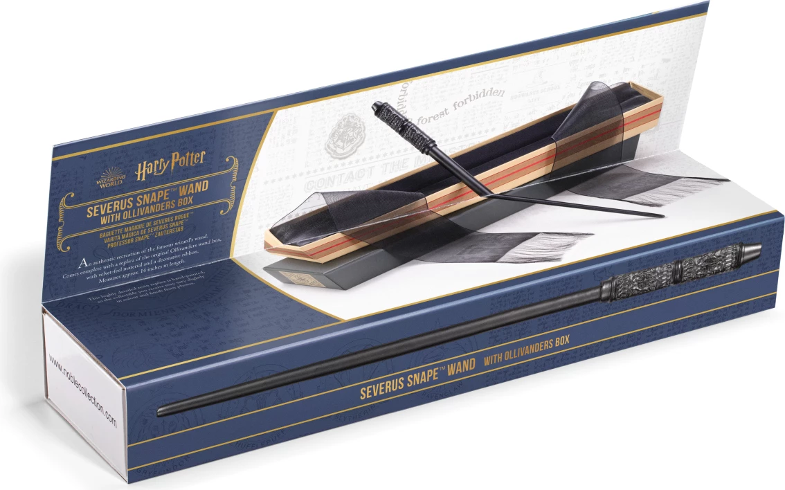 Shkop magjik NOBLE COLLECTION Harry Potter Snape, 35 cm, i zi, me kuti Ollivanders